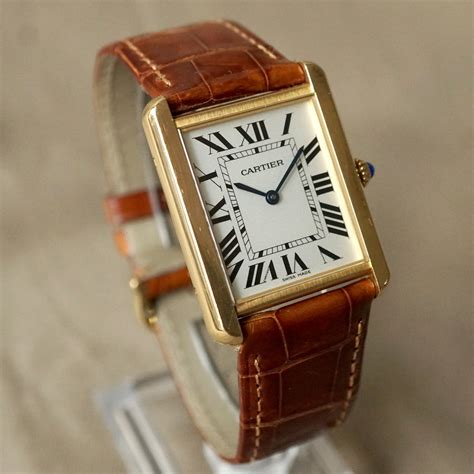 cartier tank solo men's|cartier tank solo large model.